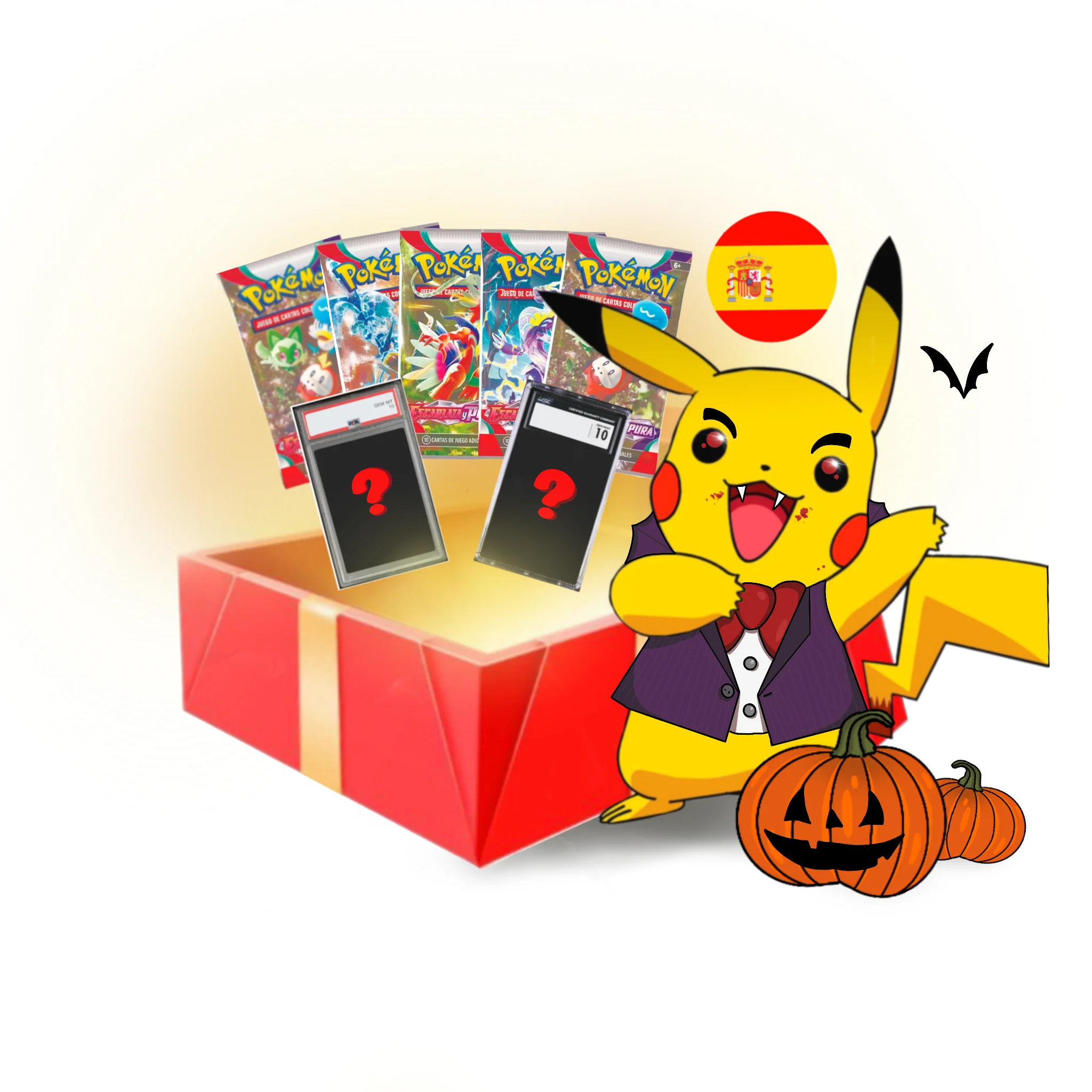 Caja Regalo Carta CGC 10 + 5 Sobres Pokémon TCG - Image 20