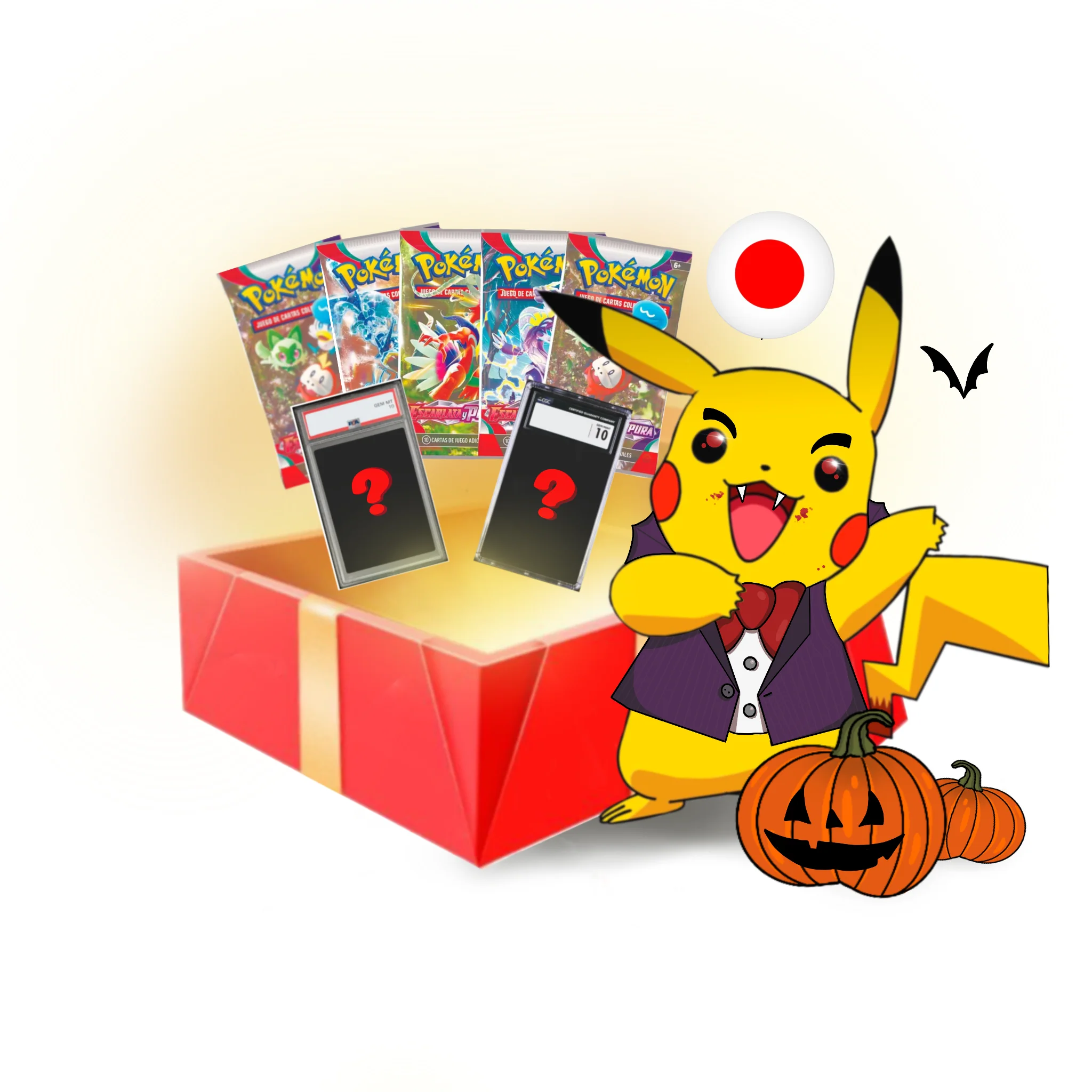 Caja Regalo Carta CGC 10 + 5 Sobres Pokémon TCG - Image 22